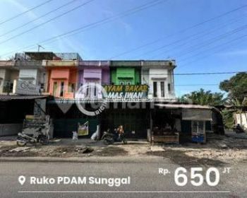 Dijual Cepat Ruko Murah Daerah Sunggal Jalan Pdam Tirtanadi