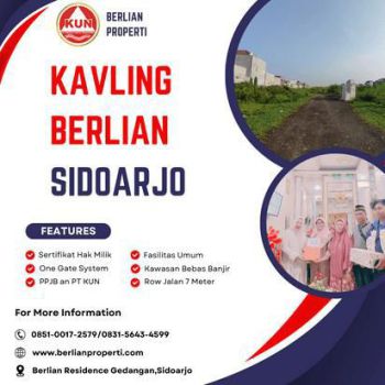 tanah kavling berlian sidoarjo siap bangun cepat