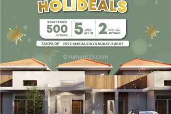 RUMAH MEWAH MURAH DP 0 ALL IN 5JT BONUS AC, KANOPI, KITCHEN SET