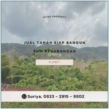 Jual Tanah Siap Nego Dekat Kolam Renang Wanatirta