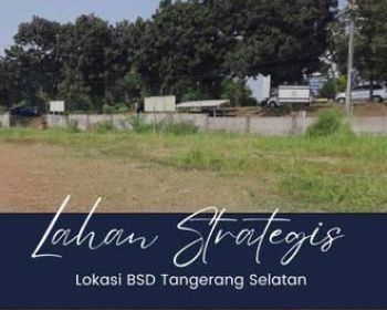 Dijual tanah di serpong legalitas SHM cocok untuk komersil