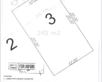 Tanah Kavling di Bsd Puspitaloka, Tangerang Badan Siap Bangun