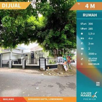 Lu1524 Dijual Rumah Hook Furnish Siap Huni di Suhat Malang