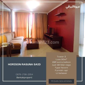 Jual Murah Horison Suites & Residences Rasuna 2BR extra balkon
