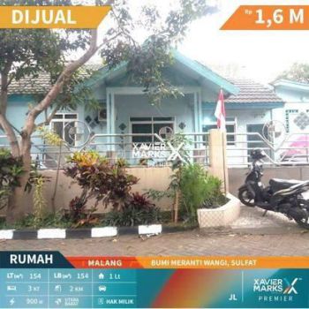 Rumah di Bumi Meranti Wangi Raya Sulfat Malang