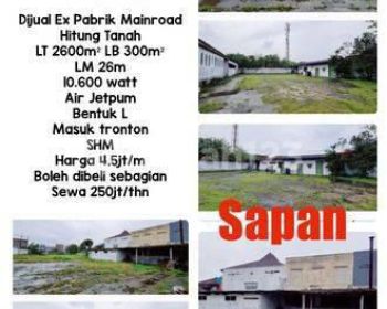 Tanah dan Gudang di sapan