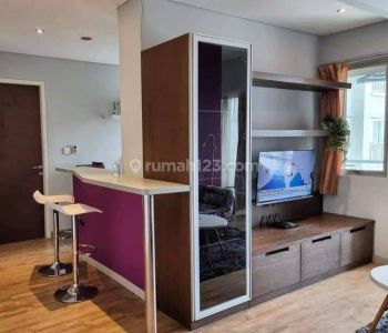 Edisi Turun Harga Sudirman Park apartemen 1BR view Pool 46m2 midle Floor siap