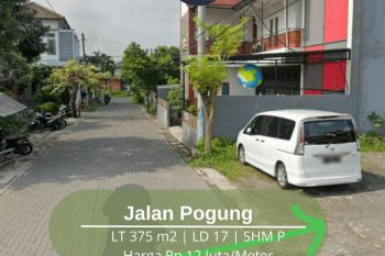 Jalan Pogung Kidul Dekat Kampus UGM Tanah Hook Premium Nego