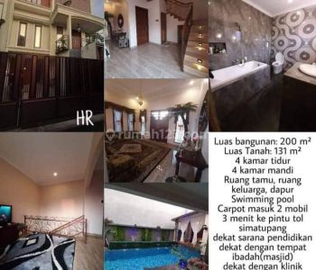 DIJUAL RUMAH ASRI DAN CANTIK 3 LANTAI SIAP HUNI POL TANGAN PEJATEN TIMUR PSR