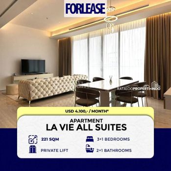 Sewa Apartment 3 BR La Vie All Suites, Jakarta Selatan 081299909980