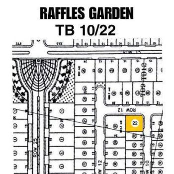 Kavling Citraland Cluster Raffles Garden Posisi Hook Siap Bangun