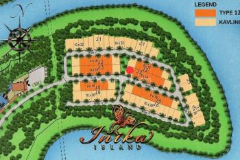 Dijual Cluster Inika Island Bsd City Kavling Hook Boulevard Siap Bangun