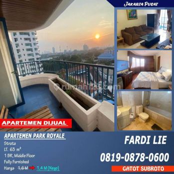 Apart Park Royale, 1br, Jual Cepat, Nego Sampai Deal