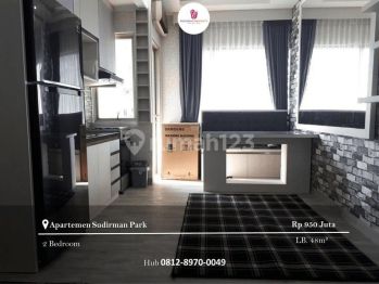 Dijual Apartement Sudirman Park 2br Furnihsed Bagus Lantai Tinggi