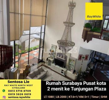 1080 m2 Rumah Surabaya Pusat kota - 2 menit ke Tunjungan Plaza, Basuki Rakhmat