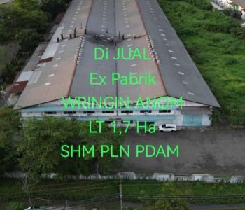 Dijual ex pabrik Wringin Anom lokasi sangat strategis