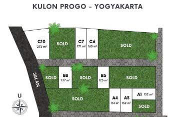 BUY 1 GET 2: Tanah Kavling Dekat YIA Wates, SHM Siap Balik Nama