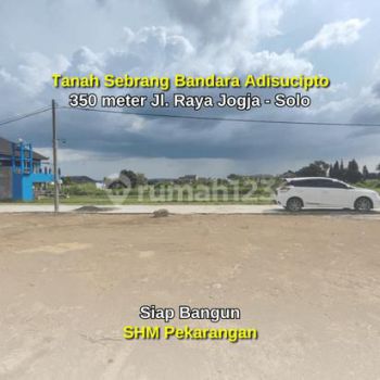 Utara Bandara Adisucipto Jogja Tanah Sleman Bisa Langsung Bangun