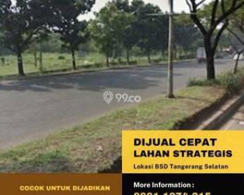 Jual tanah di serpong hanya 1 menit stasiun rawabuntu