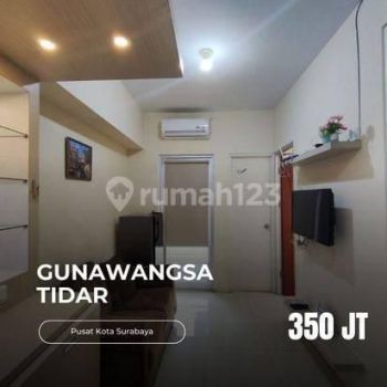 350 Juta 2 BR Corner apartemen Gunawangsa Tidar