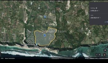 Dijual tanah los tebing pantai melasti ocean view abadi