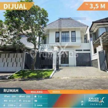 RUMAH BARU GREESS SIAP HUNI DI KAWASAN GOLF ARAYA MALANG