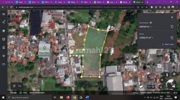 Tanah Jalur Komersial Luas 7.500 meter di Ciater Barat BSD Akses dekat ke Tol