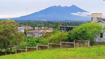 Dijual kavling view gunung salak dan gunung pancar cluster depan Sentul city