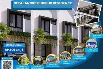 Miliki Rumah 2 Lantai Dekat Lrt Cibubur Dan Busway Dan Tol