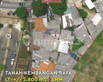 Tanah di Jln Ry Kembangan 2800 m² SHM