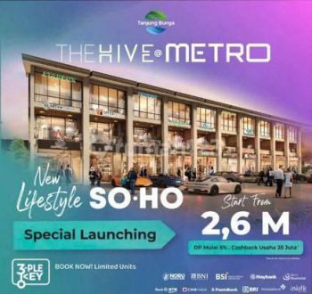 SOHO 3 LANTAI POROS JALAN METRO TANJUNG BUNGA MAKASSAR