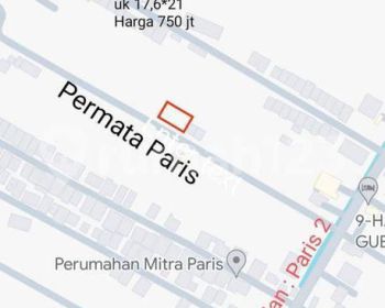 DIJUAL TANAH MASUK  JALAN PERMATA PARIS