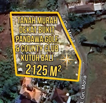 Tanah Murah Dekat Bukit Pandawa Golf Bali