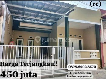 Selangkah Dari Jalan Raya Rumah Siap Huni Minimalis di Pondok Ungu