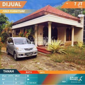 RUMAH VILLA HITUNG TANAH DI 0 JALAN RAYA PUSAT KOTA BATU