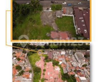 Tanah Komersial di Jl Raya Bogor Nanggewer Mekar Cibinong Bogor.