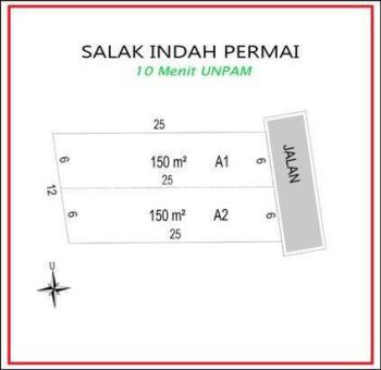 Tanah Standar Perumahan, 6 Menit Rs Permata Pamulang SHM Pasti
