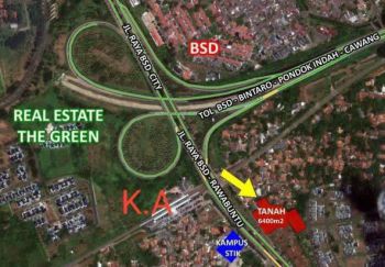 Jual tanah di tangsel strategis cocok untuk komersil surat SHM