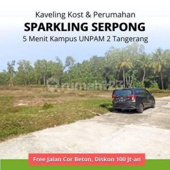 Kavling Pinggir Jalan, Akses Mudah Ke Unpam, SHM