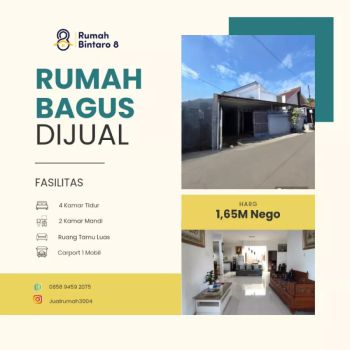 Rumah siap Huni bebas banjir di Bintaro