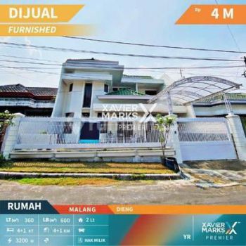 RUMAH MEWAH MURAH CLASSIC FULL FURNISH ( EXCLUSIVE CLUSTER) DI DIENG MALANG