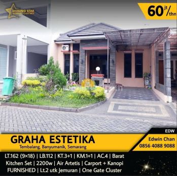 Rumah Minimalis Furnsihed Graha Estetika Tembalang Semarang Undip