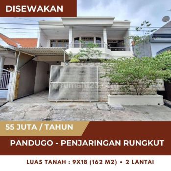 Disewakan rumah Luas 2 Lantai Pandugo Rungkut