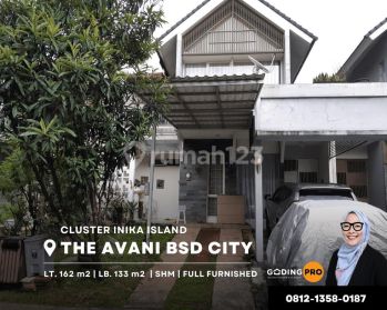 Dijual Rumah The Avani Bsd City Cluster Inika Island Furnish SHM