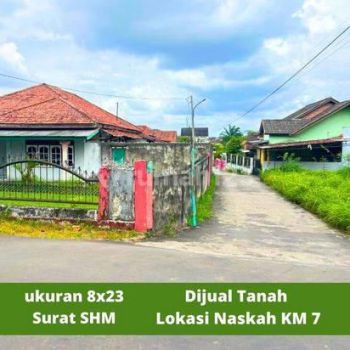 Dijual Tanah Murah Lokasi Naskah Km 7 Dekat Gramedia