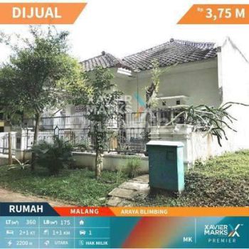 Rumah di Poros Araya Blimbing Malang