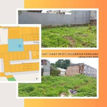 Tanah Pekarangan Dekat Rs Buah Hati Pamulang Siap Balik Nama