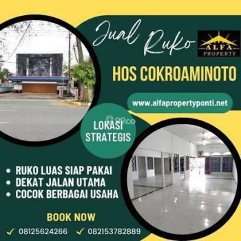 Dijual Ruko Hos Cokroaminoto Kota Pontianak
