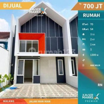 RUMAH BARU GRESS 1 LANTAI DAERAH IKAN2 MALANG