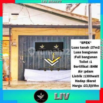 Dikontrakan ruko strategis, berada dipusat keramaian.